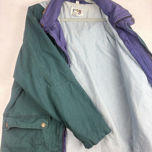 Vintage Class 955 Green and Blue Military Field / Bomber Jacket Small - Picture 8 of 14